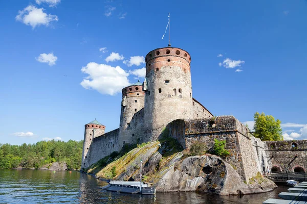 Savonlinna Finlande Château Olavinlinna — Photo