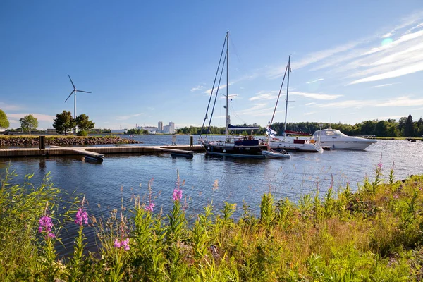 Hamina Finlândia Paisagem Local Típica Verão — Fotografia de Stock