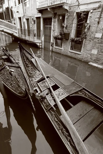 Venetië Time Out Venetië Veneto Italië Sepia — Stockfoto