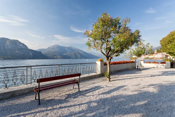 Lago Como Pôr Sol Bellagio Lombardia Itália — Fotografia de Stock
