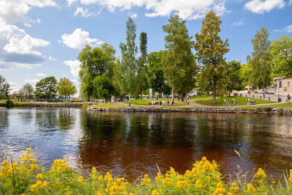 Nyslott Södra Savolax Finland Sommar — Stockfoto