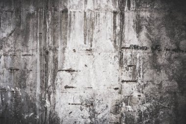 Paslı montajlı eski beton duvar - grunge background, model