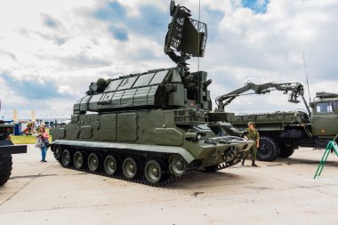 Rusya, Moskova, 17 Ağustos 2014 - Rus askeri mobil radarları