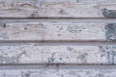 ahşap zemin - eski açık gri yatay tahtalar