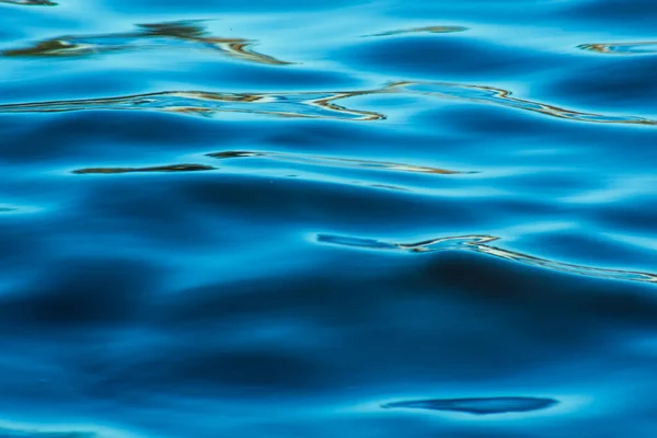 Blurred Sea Water Texture Close Blue Background — Stock Photo, Image