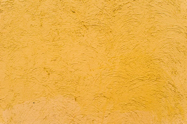 Parede Concreto Duro Pintado Amarelo Fundo Textura — Fotografia de Stock