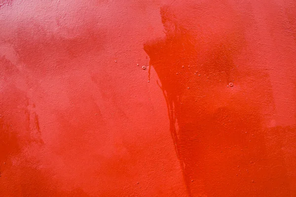 Blank Metal Surface Painted Red Stock Image
