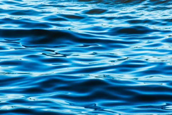 Rozmazaná Textura Mořské Vody Malými Vlnami — Stock fotografie