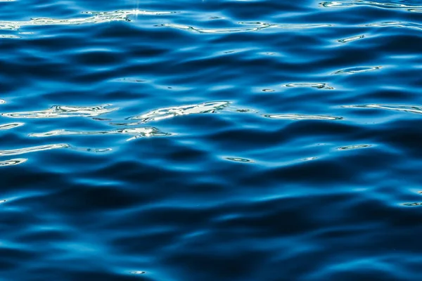 Rozmazaná Textura Mořské Vody Malými Vlnami — Stock fotografie