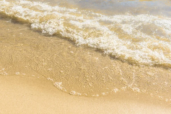 沙滩上的柔波 — 图库照片