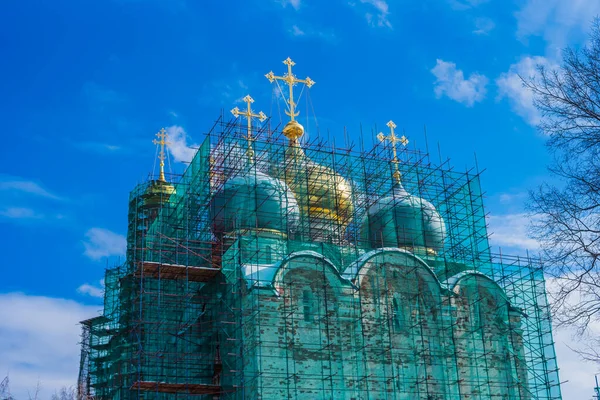 Repair of the ancient Orthodox Church in the monastery - the concept of the revival of the Christian faith