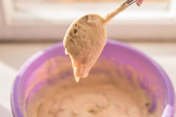 Dough Bowl Natural Light — Stock Photo, Image