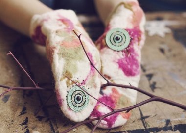 Sıcak güzel kış kraft eldivenler 