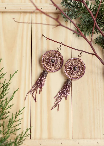 Güzel parlak renkli boncuk aksesuarları