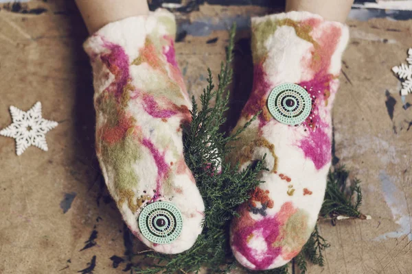 Sıcak güzel kış kraft eldivenler 