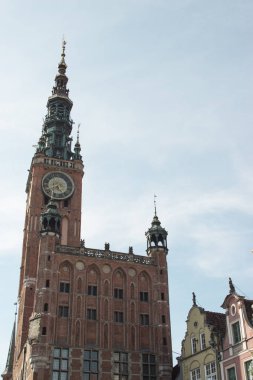  büyük eski güzel şehir Gdansk ve Baltık Denizi üzerinde bağlantı noktası 