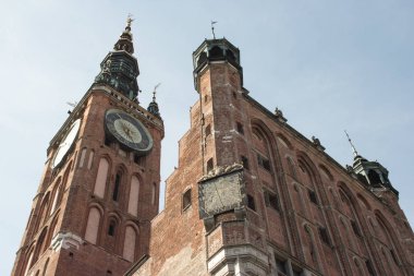  büyük eski güzel şehir Gdansk ve Baltık Denizi üzerinde bağlantı noktası 