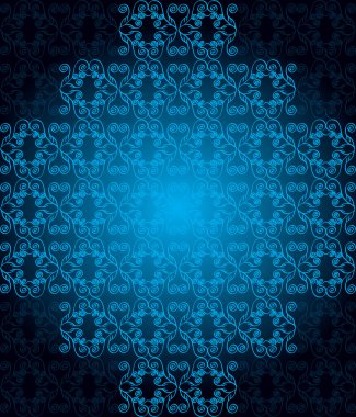 Sorunsuz bir şekilde koyu mavi renk tonları ile duvar kağıdı.