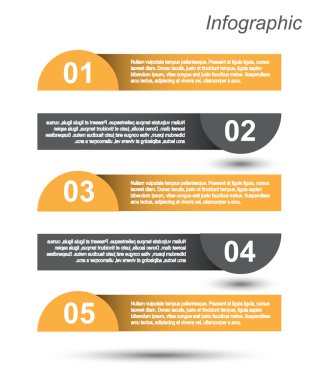 Infographic şablon tasarımı