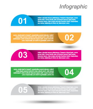Infographic şablon tasarımı
