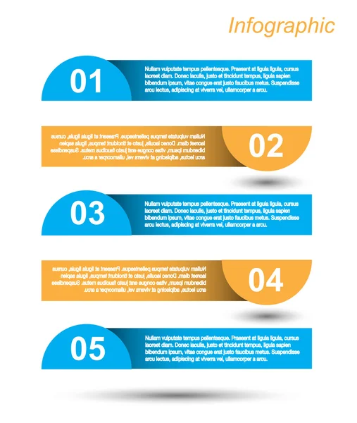 Design de modelo infográfico —  Vetores de Stock