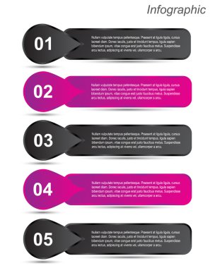 Infographic şablon tasarımı