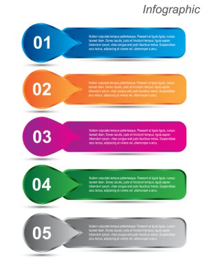 Infographic şablon tasarımı