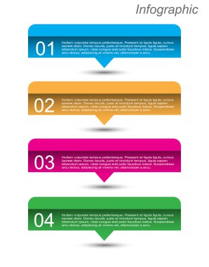 Infographic şablon tasarımı
