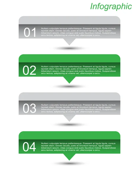 Conception de modèles d'infographie — Image vectorielle