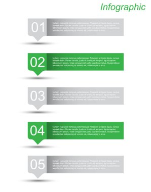 Infographic şablon tasarımı