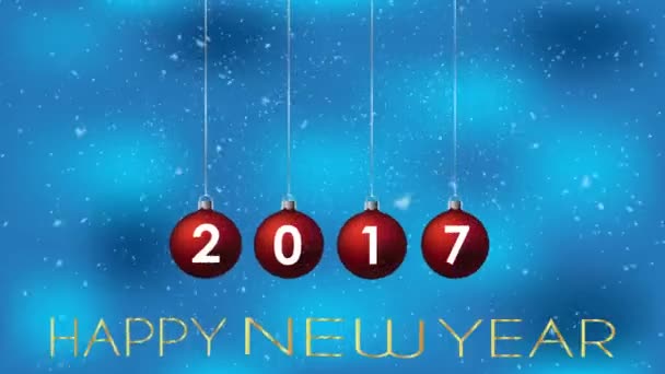 Šťastný nový rok — Stock video