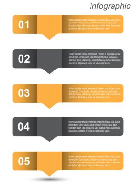 Infographic şablon tasarımı