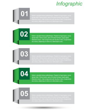 Infographic şablon tasarımı