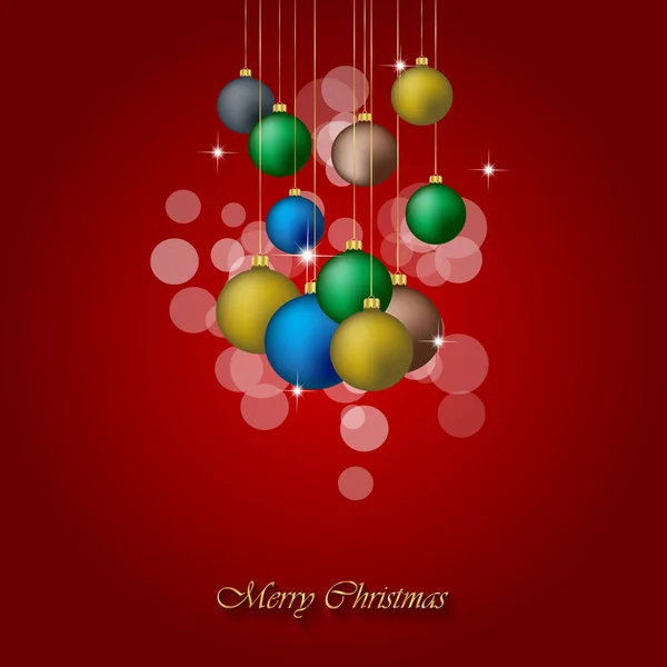 Merry Christmas background. — Stock Vector