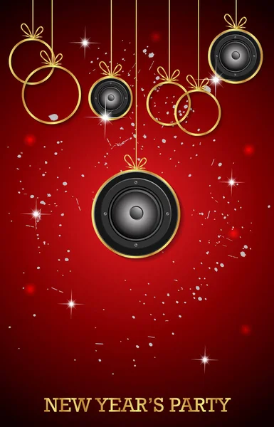 2017 Happy New Year Background for your Christmas Club, festival, event, posters . — стоковый вектор