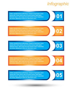 Infographic şablon tasarımı