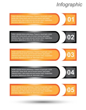 Infographic şablon tasarımı