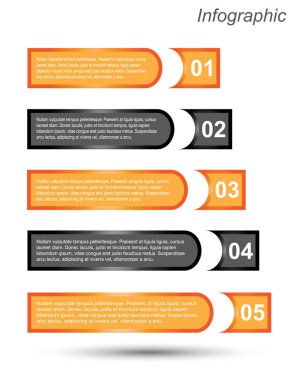 Infographic tasarım şablonu