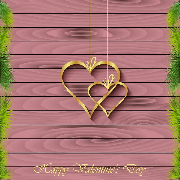 Valentine's day background. — Stock Vector