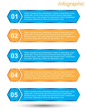 Infographic şablon tasarımı