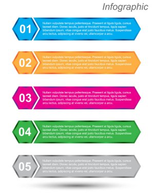 Infographic şablon tasarımı