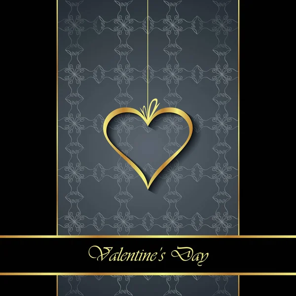 Fondo elegante Día de San Valentín . — Vector de stock