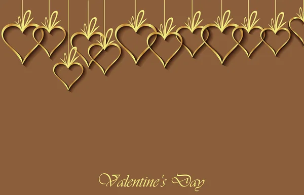 Valentine's day background. — Stock Vector
