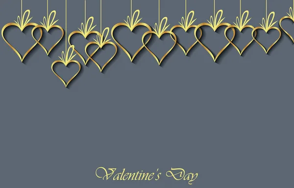 Valentine's day background. — Stock Vector