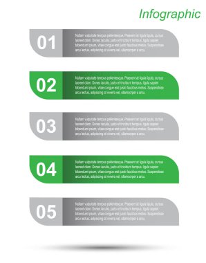 Infographic şablon tasarımı