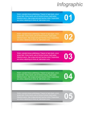 Infographic şablon tasarımı