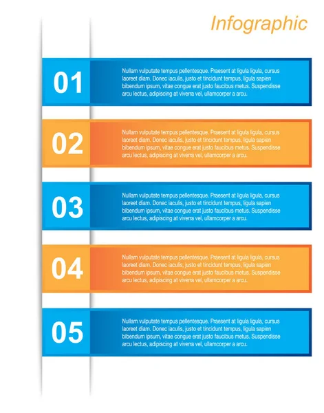 Design de modelo infográfico — Vetor de Stock