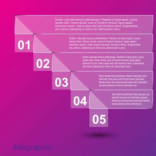 Vorlage: Infografik — Stockvektor