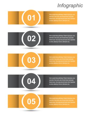 Infographic şablon tasarımı