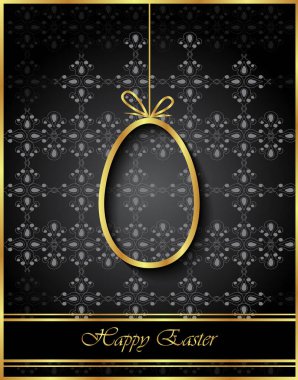 Mutlu Paskalya modern ve zarif arka plan.